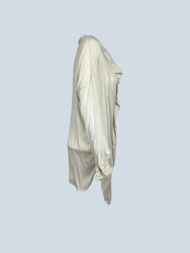 Blusa in seta con rouches, 40., foto 2 di 4