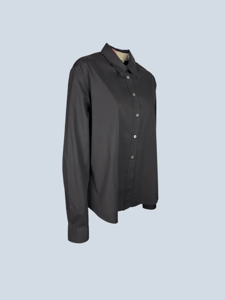 Camicia in cotone con bordi Check, S., foto 2 di 6