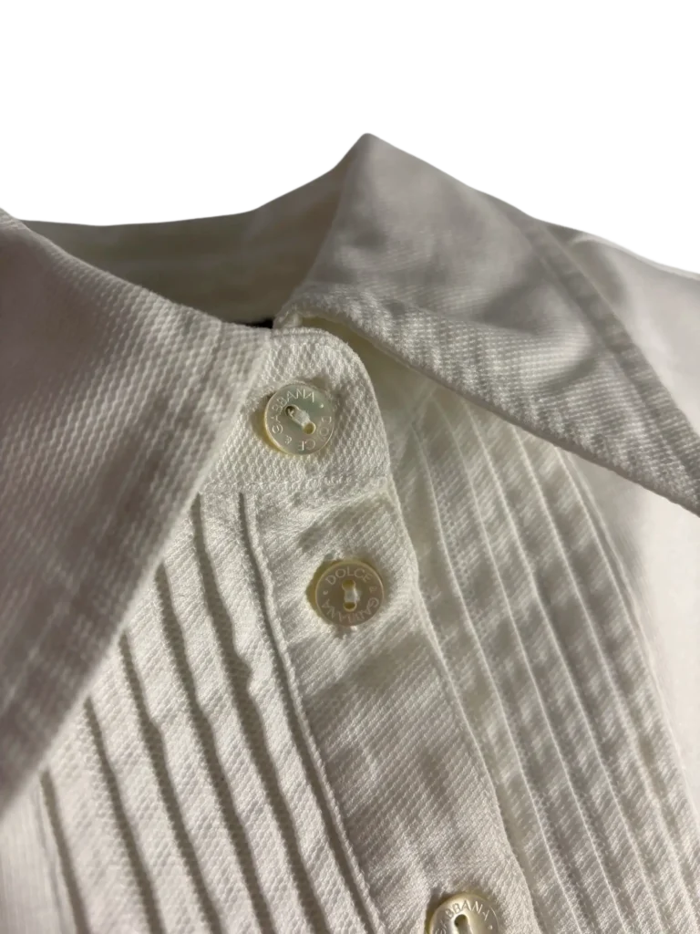 Cotton polo shirt with ruffles, photo 5 of 6