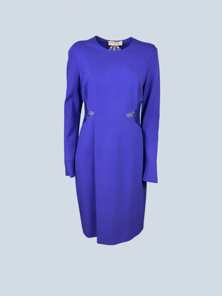 Abito in cotone con pizzo, 44.