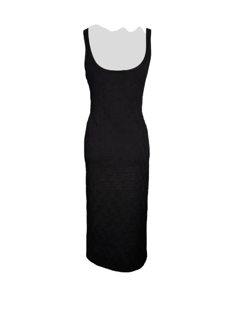 All-over logo midi dress, photo 3 of 6