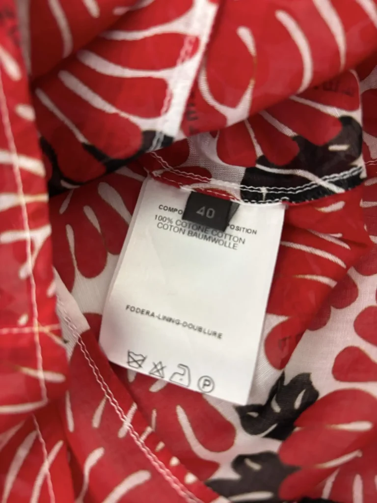 Camicia in cotone con stampa floreale, 40., foto 7 di 7