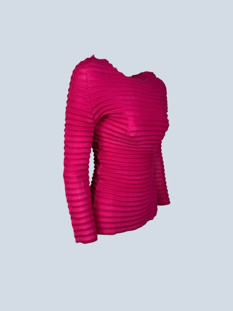 Maglia a maniche lunghe plissé, 2., foto 2 di 5