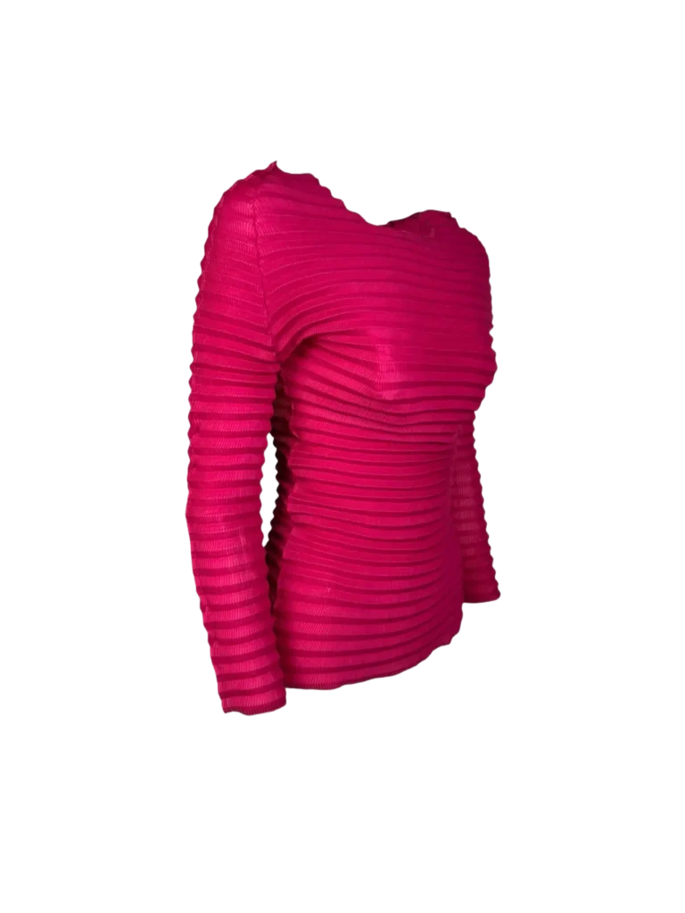 Maglia a maniche lunghe plissé, 2., foto 2 di 5