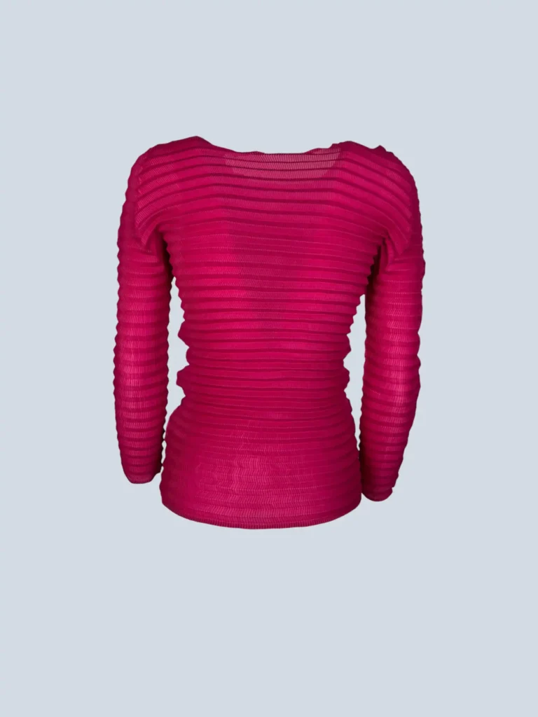 Maglia a maniche lunghe plissé, 2., foto 4 di 5