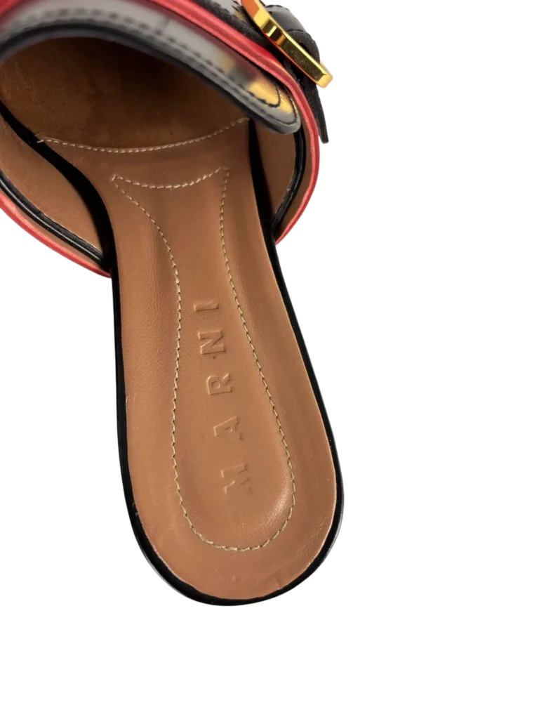 Sabot in pelle con frange., foto 6 di 6