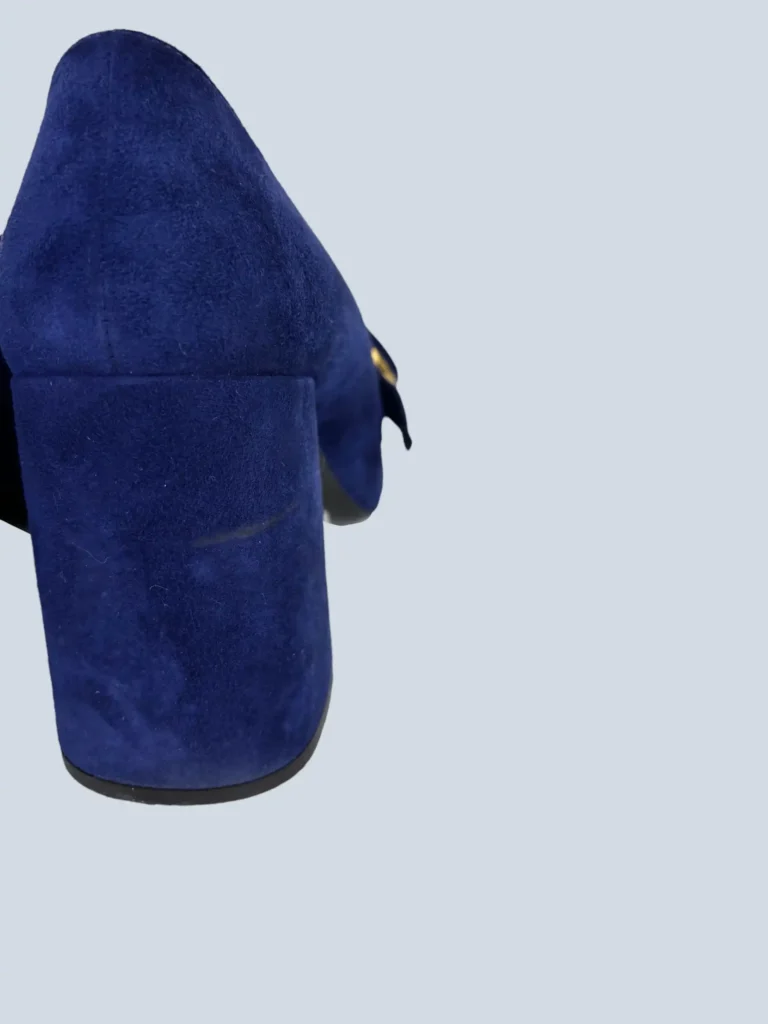 Suede heeled loafers, 40., photo 6 of 8