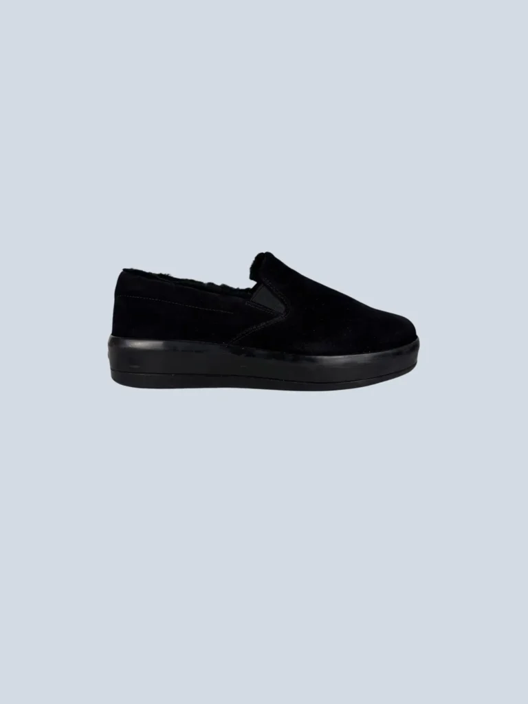Sneakers in suede con fodera, 35.5.