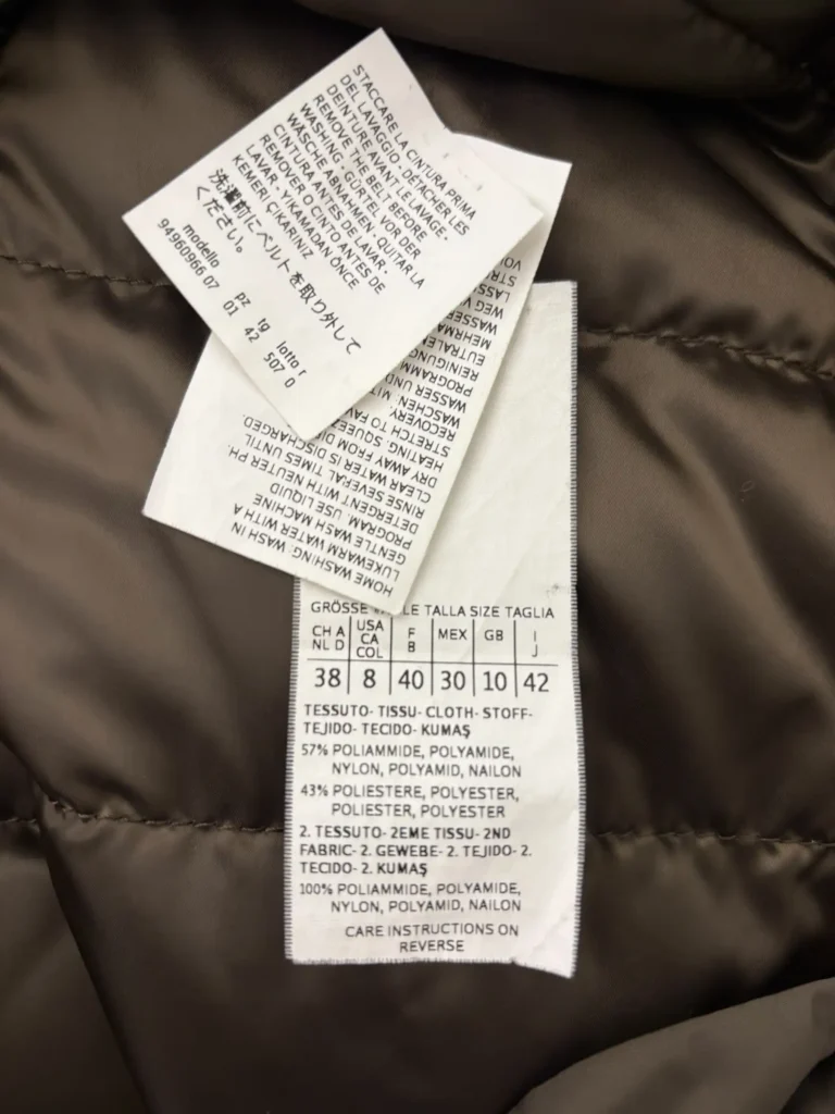 ’S Max Mara, piumino reversibile, 42., foto 10 di 10