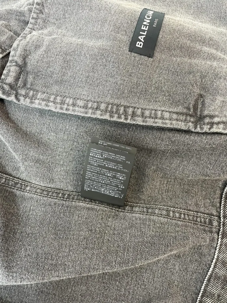 Giacca in denim con maxi logo, 46fr., foto 7 di 8