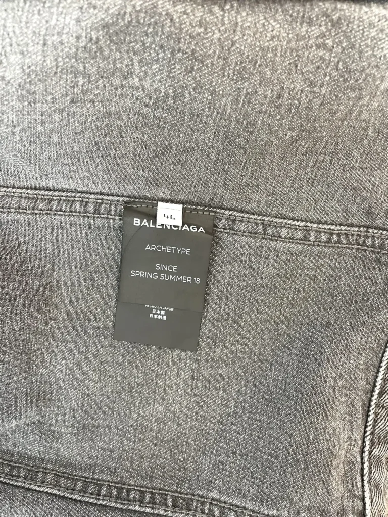 Giacca in denim con maxi logo, 46fr., foto 8 di 8