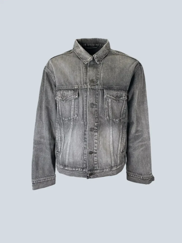 Giacca in denim con maxi logo, 46fr.