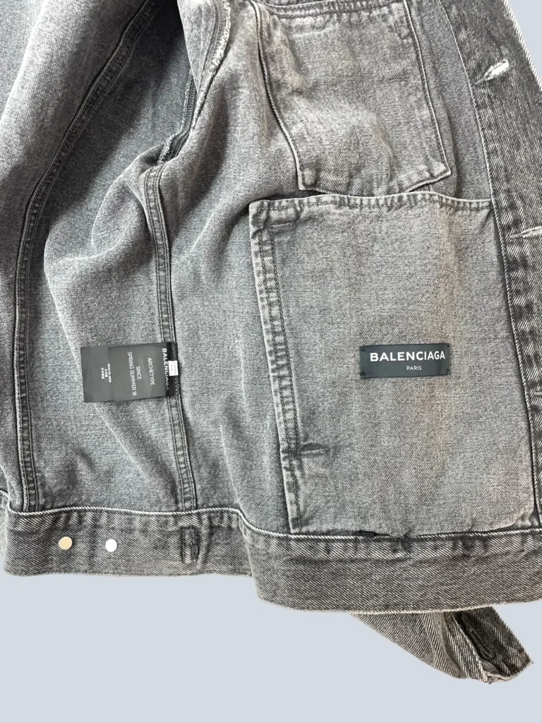 Giacca in denim con maxi logo, 46fr., foto 6 di 8