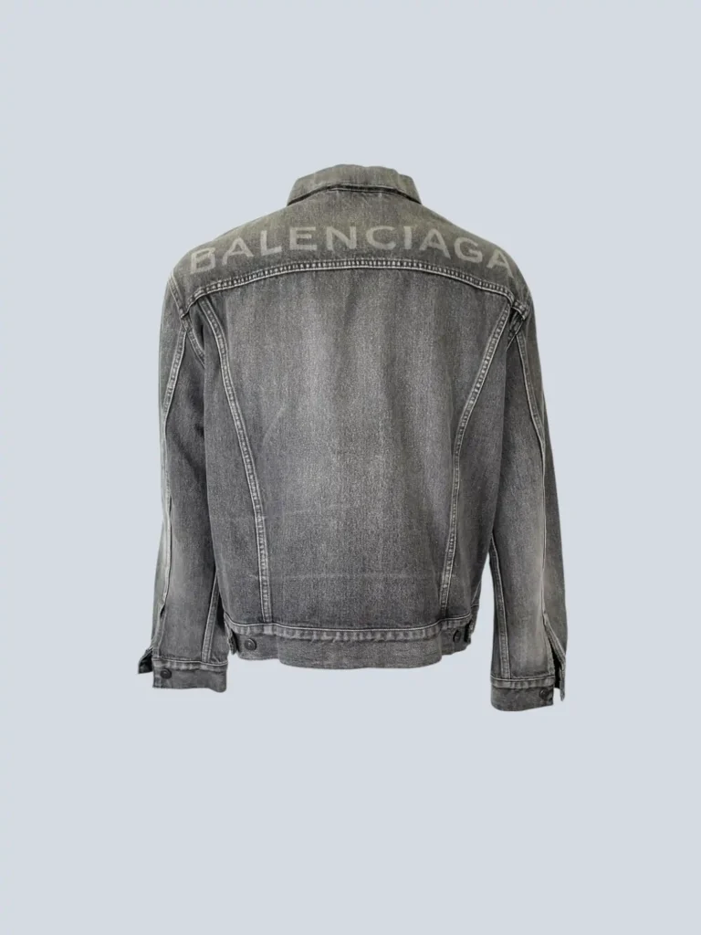 Giacca in denim con maxi logo, 46fr., foto 4 di 8