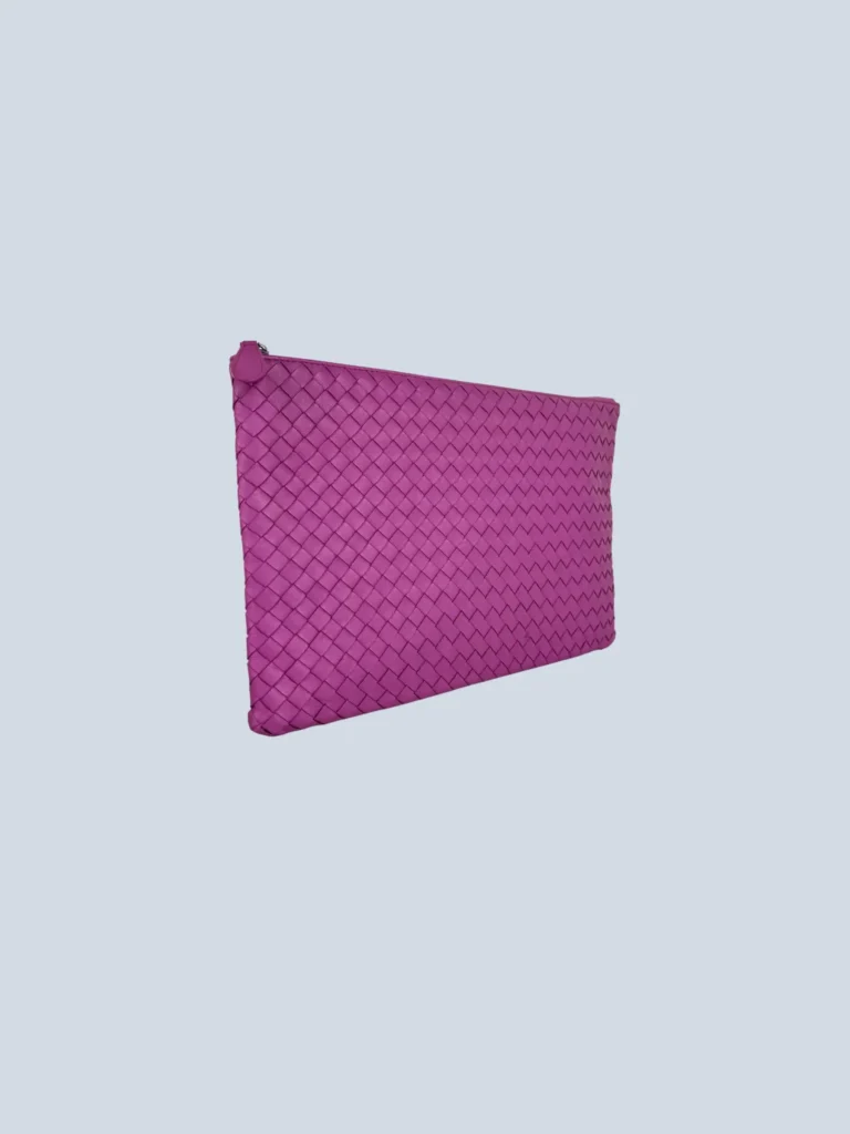 Pochette in pelle intrecciata., foto 2 di 11