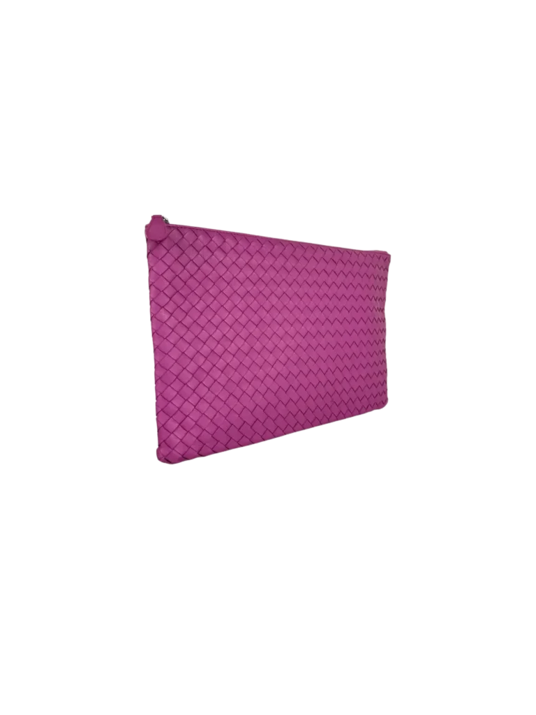 Pochette in pelle intrecciata., foto 2 di 11