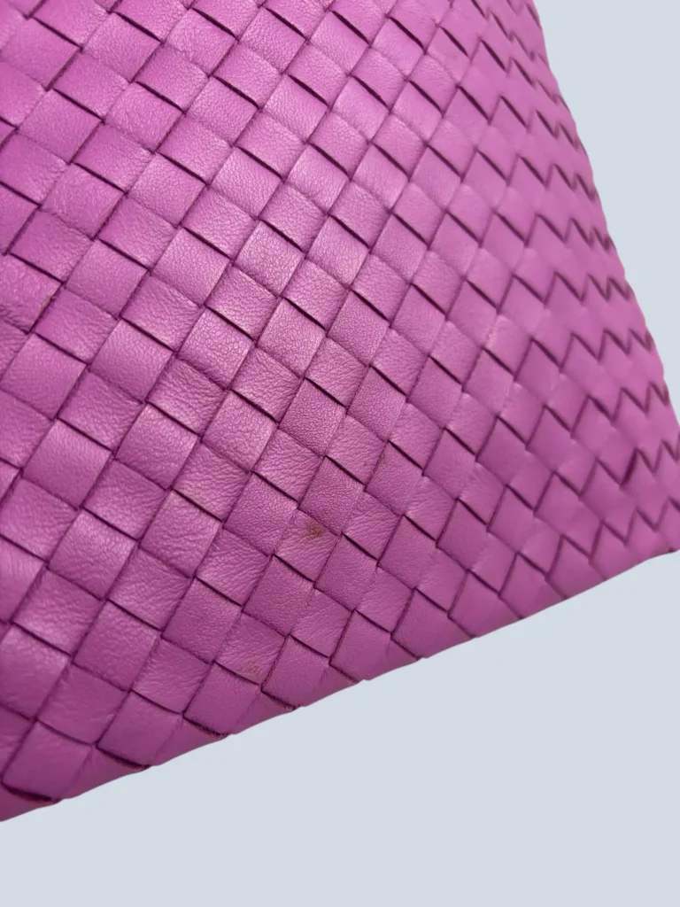 Pochette in pelle intrecciata., foto 9 di 11