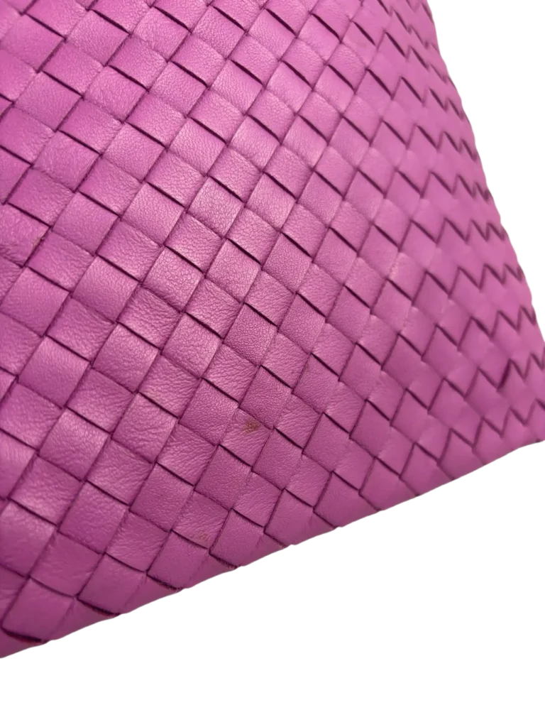 Pochette in pelle intrecciata., foto 9 di 11