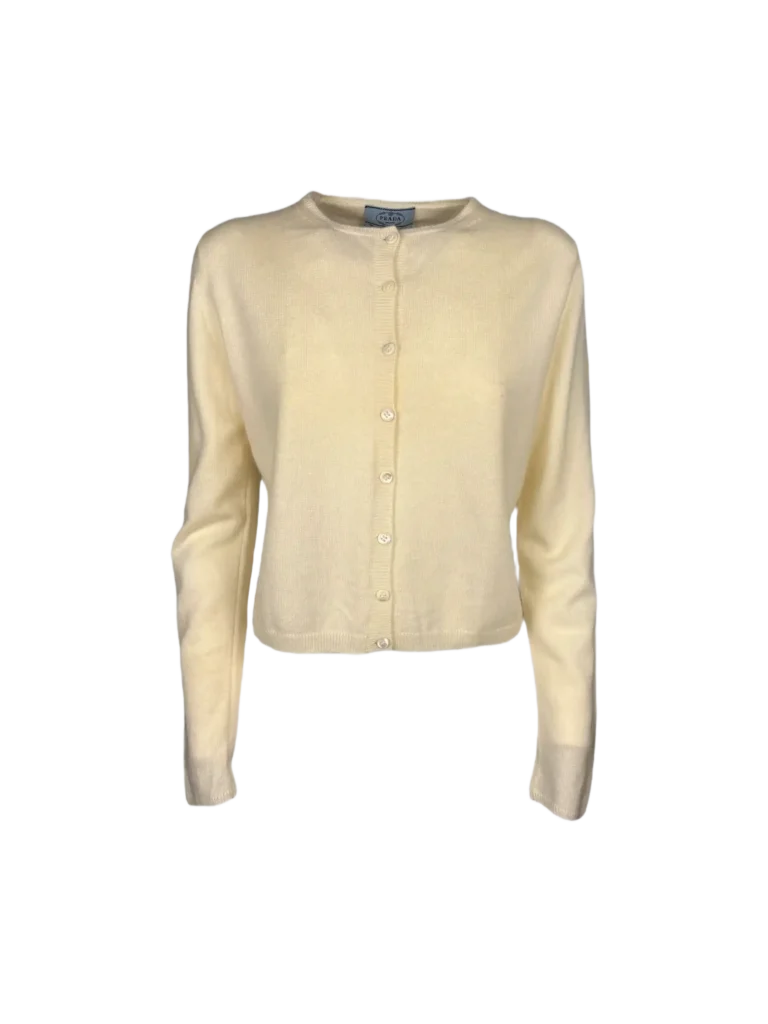 Cardigan in cachemire, 44.