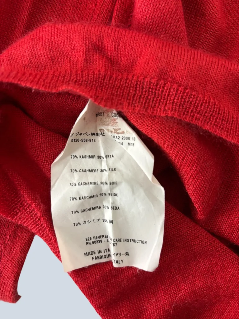Cashmere V-neck sweater, 40., photo 5 of 5