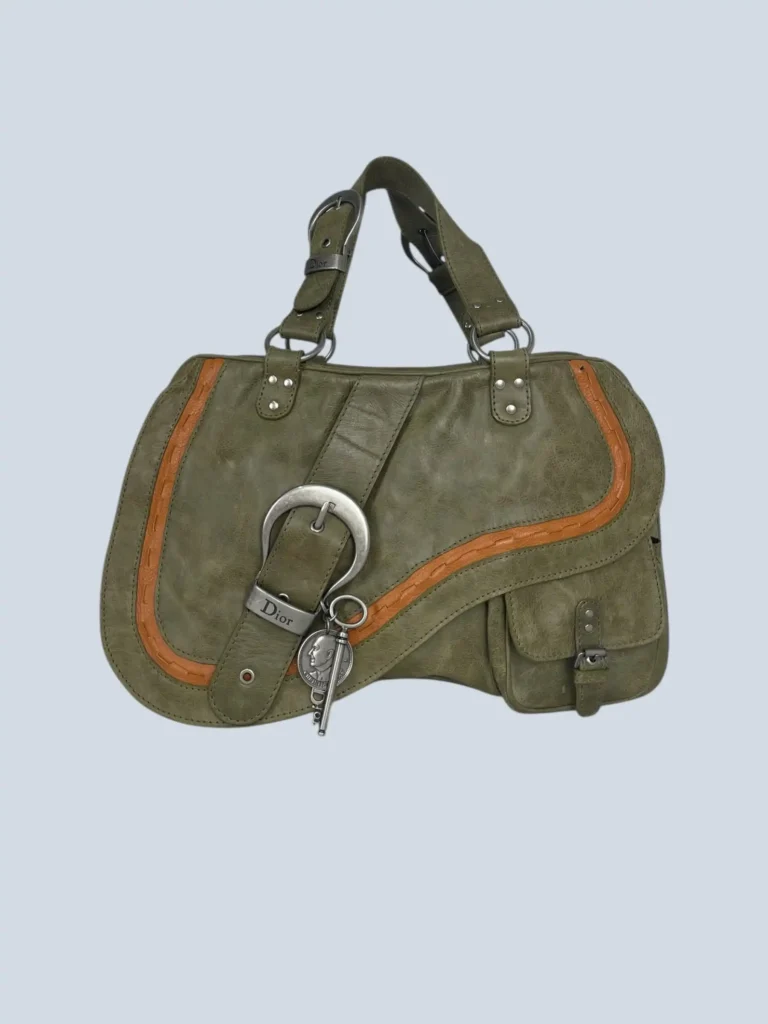 By John Galliano, borsa a spalla Gaucho in pelle.