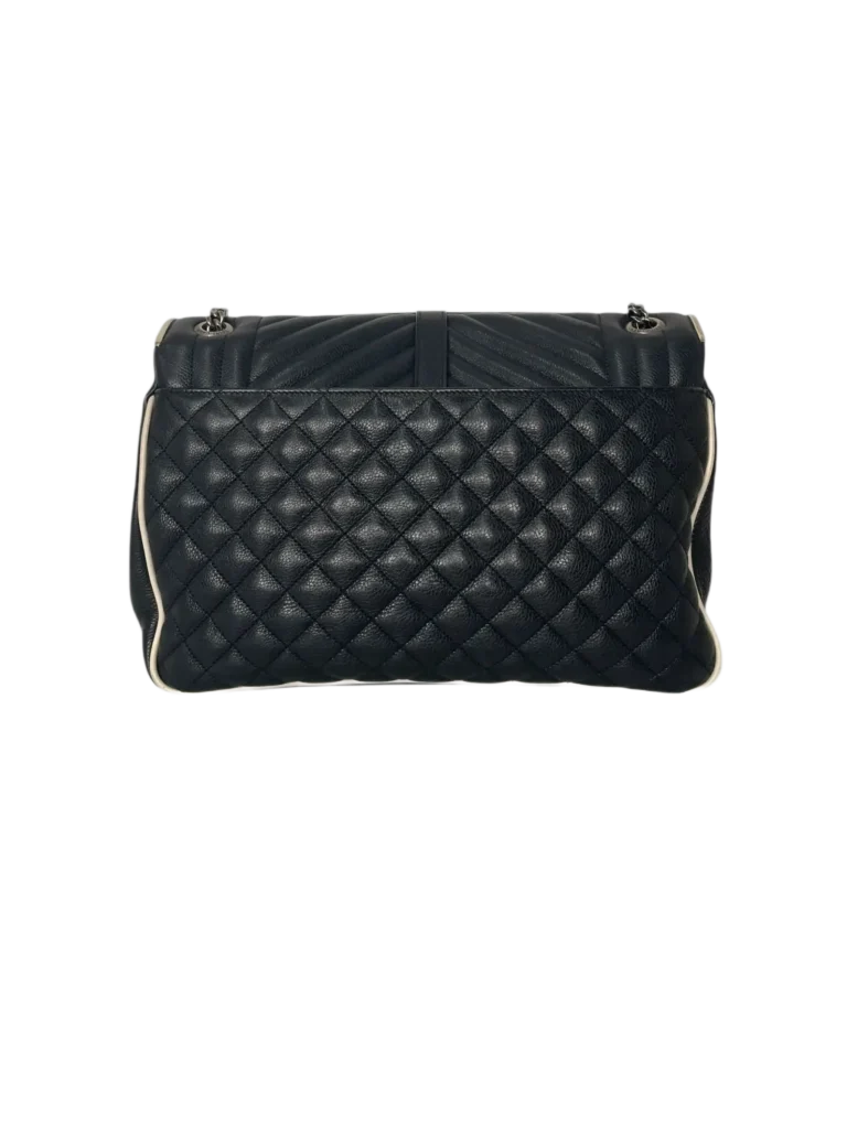 Envelope Large matelassé leather shoulder bag, photo 4 of 12