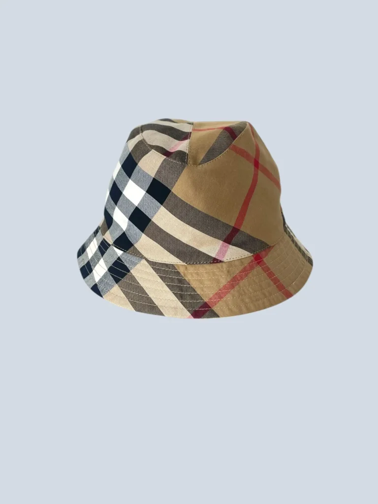 Cappello bucket in cotone Check reversibile, 58.