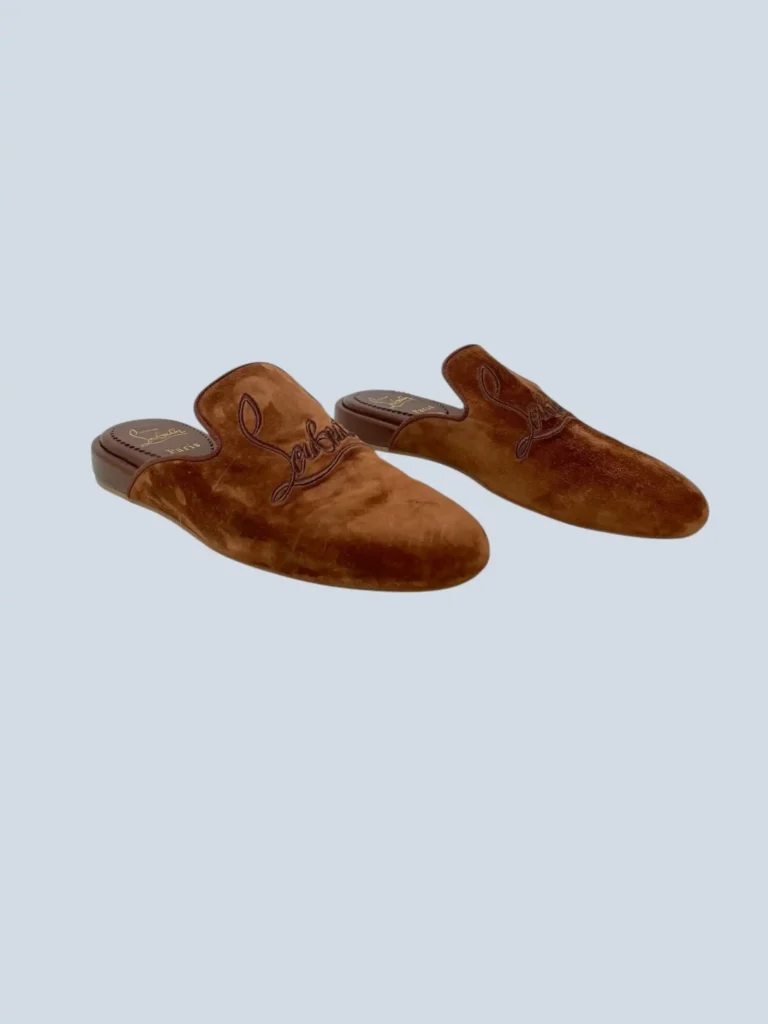 Slippers Navy Coolito in suede e pelle, 37,5., foto 2 di 5