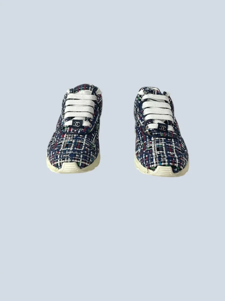 Sneakers in tweed e gomma, 35,5., foto 3 di 7