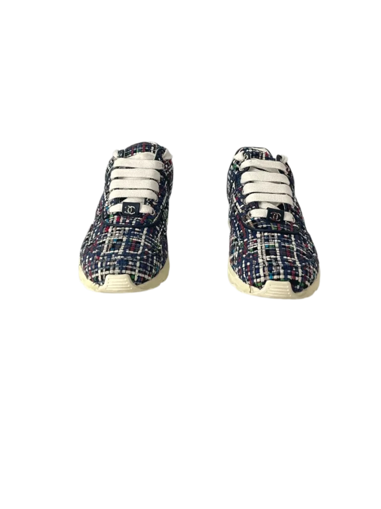Sneakers in tweed e gomma, 35,5., foto 3 di 7