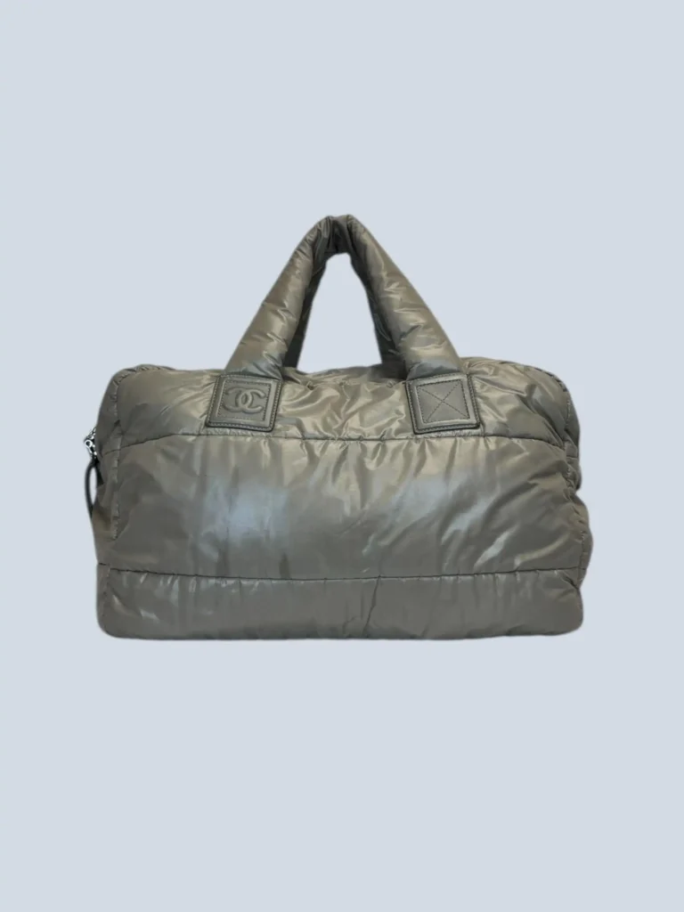 Borsa a spalla Coco Cocoon in nylon trapuntato.