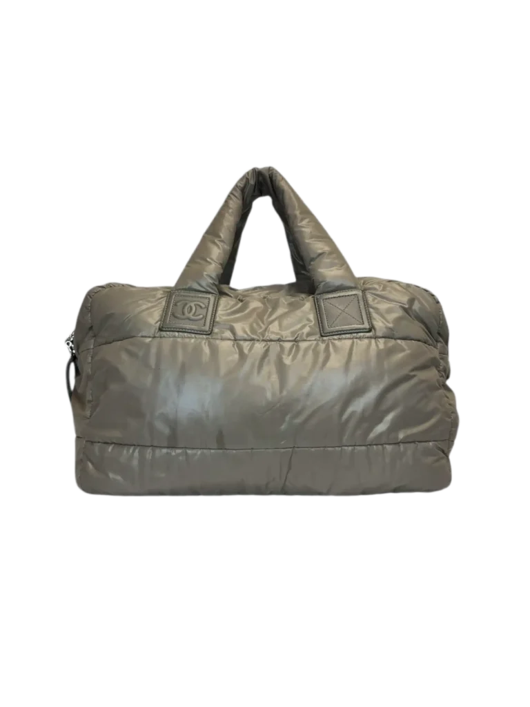 Borsa a spalla Coco Cocoon in nylon trapuntato.