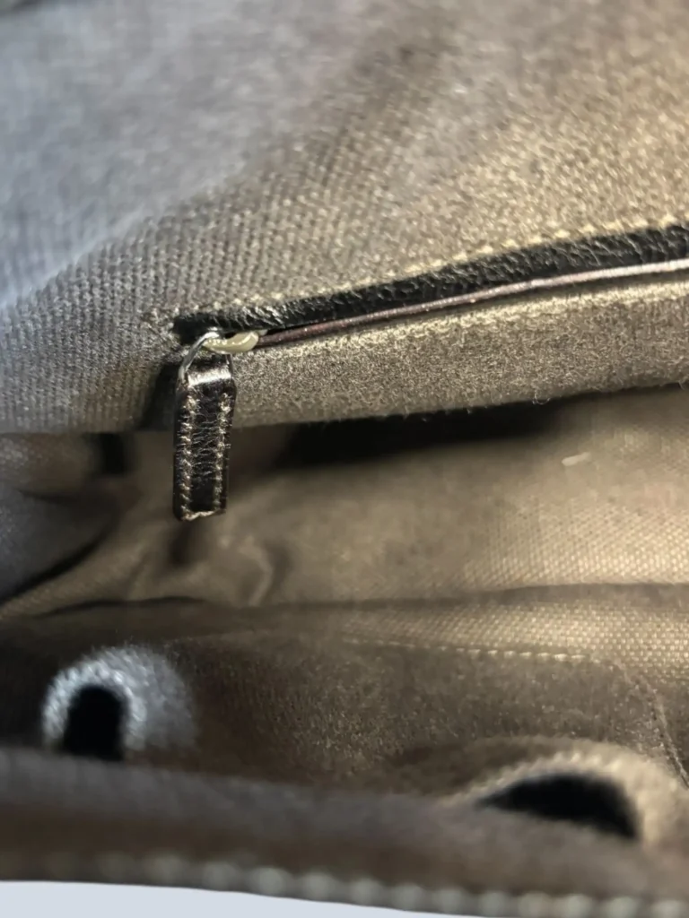 Borsa a spalla Mombasa in denim con manico in corno., foto 8 di 13