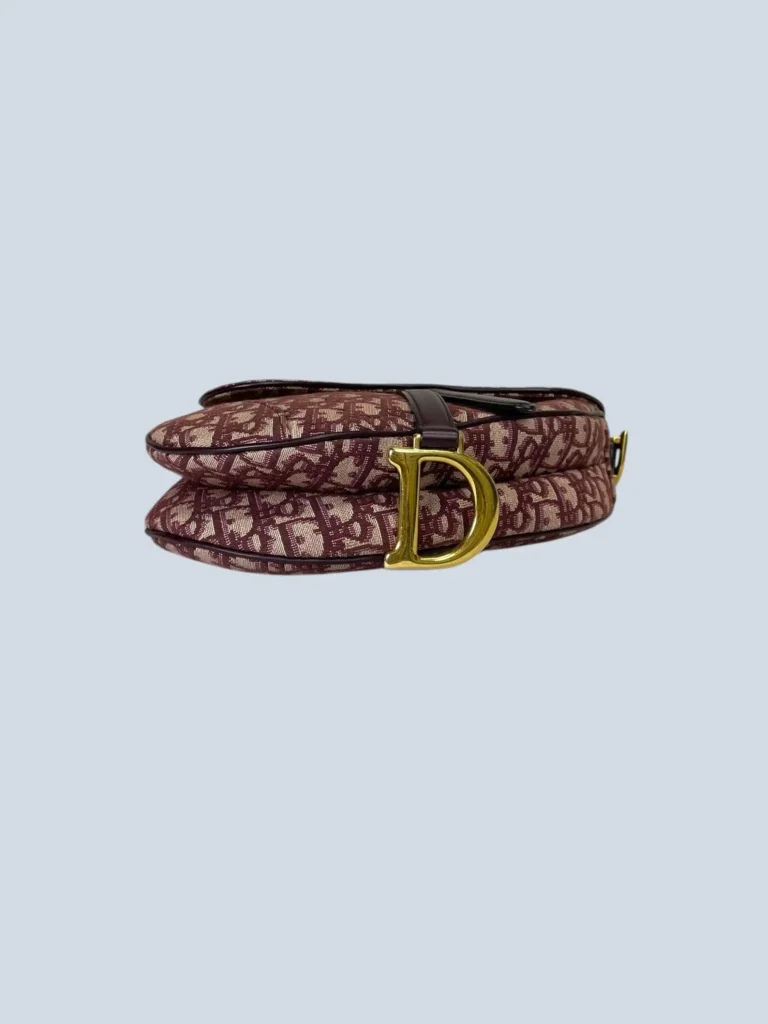 Borsa a spalla Saddle Medium in tela Jacquard Oblique., foto 5 di 13