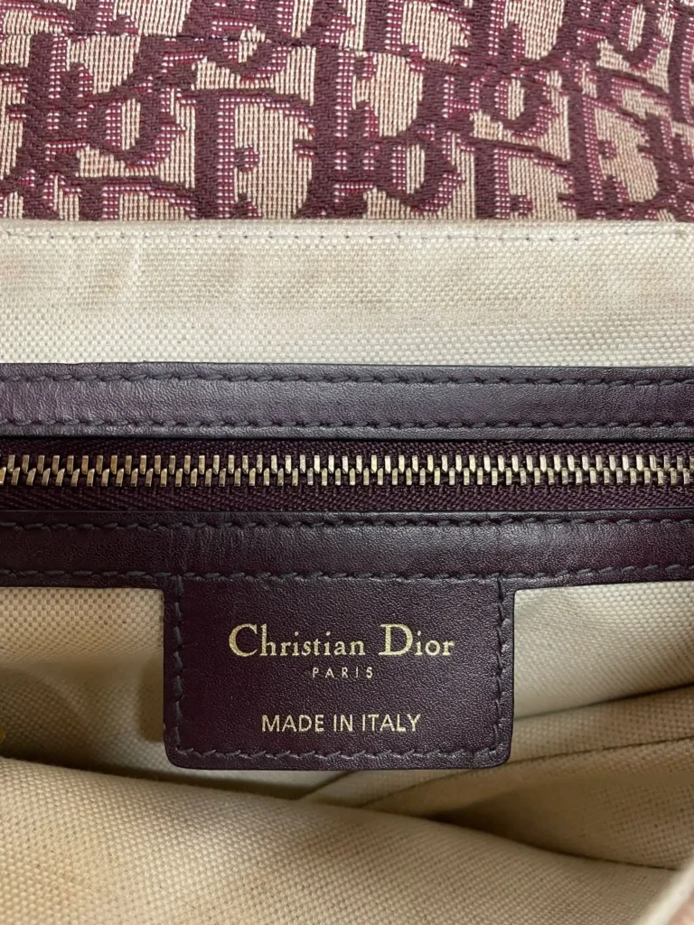 Borsa a spalla Saddle Medium in tela Jacquard Oblique., foto 9 di 13