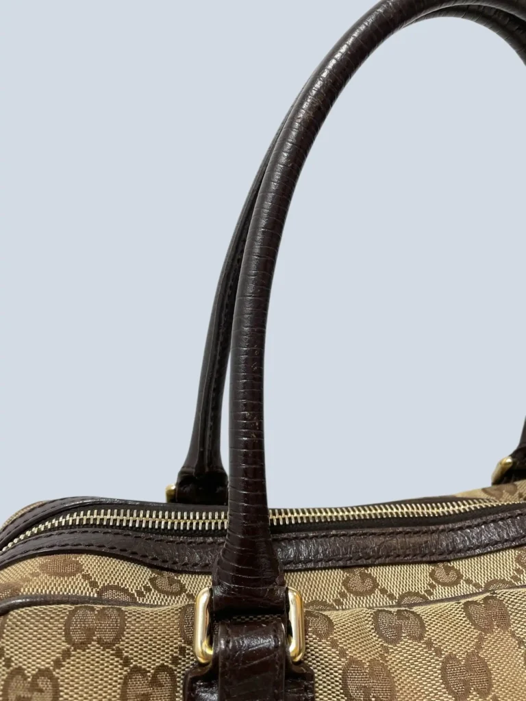 Hasler Horsebit Monogram canvas and leather shoulder bag, photo 7 of 12