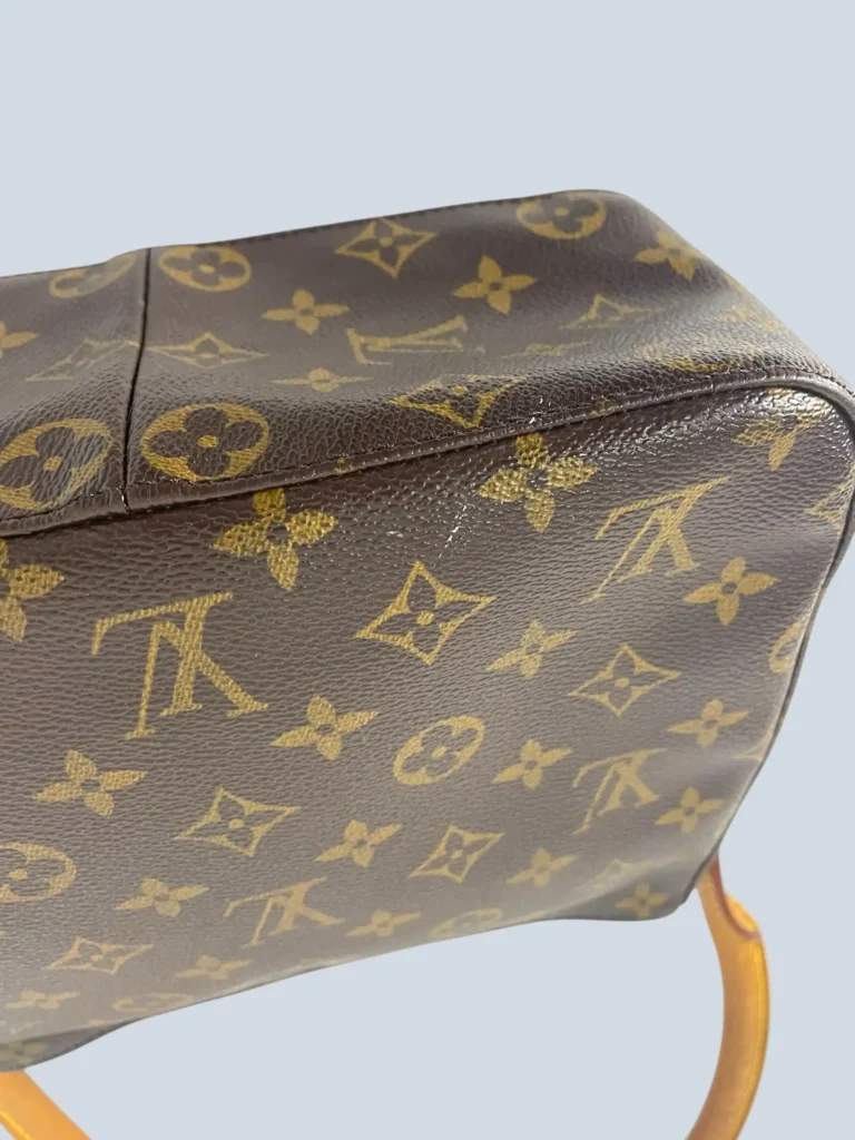 Looping MM Monogram canvas shoulder bag, photo 6 of 11