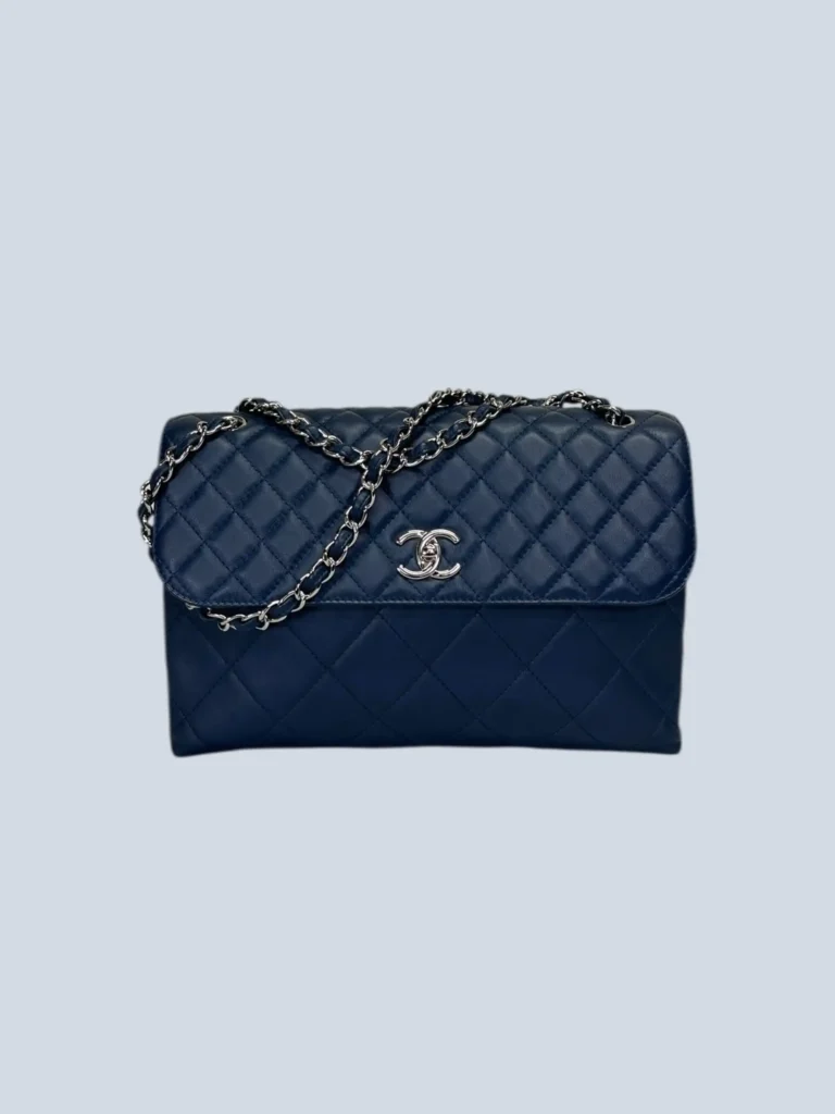 Borsa In The Business Flap in pelle matelassé.