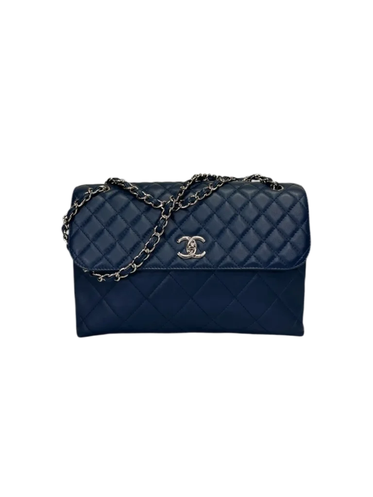 Borsa In The Business Flap in pelle matelassé.
