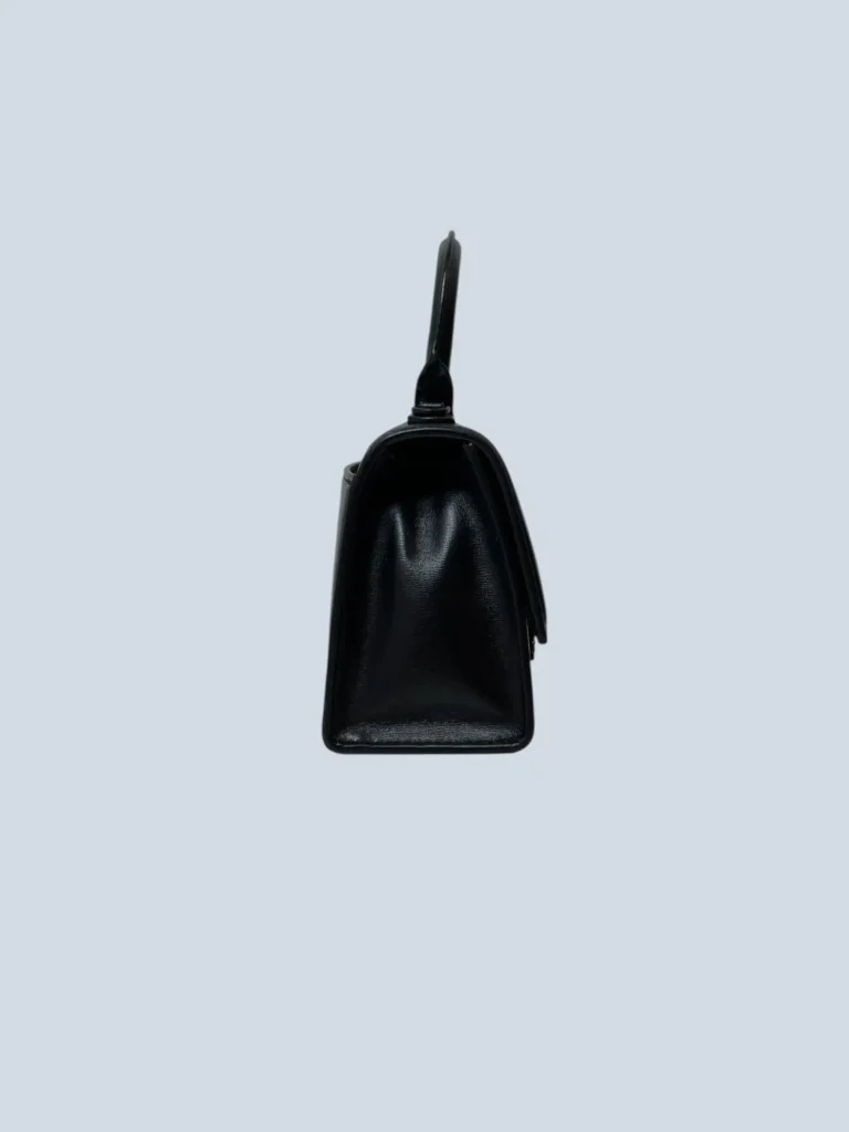 Borsa a tracolla Hourglass XS in pelle con cristalli., foto 3 di 13