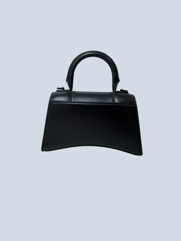 Borsa a tracolla Hourglass XS in pelle con cristalli., foto 4 di 13