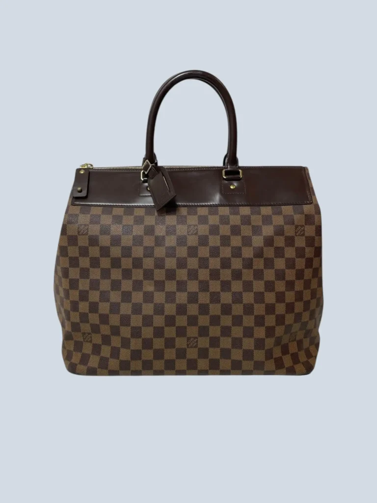 Borsa da viaggio Greenwich PM in tela Damier Ebène.