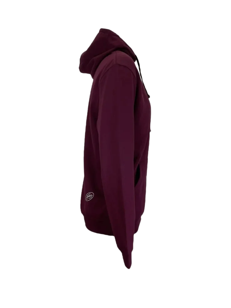 Burgundy cotton hoodie, photo 2 of 5
