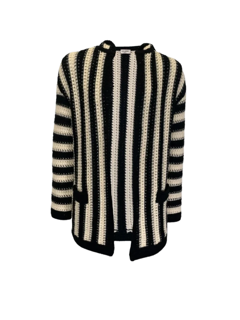 Cardigan con cappuccio in lana, S.