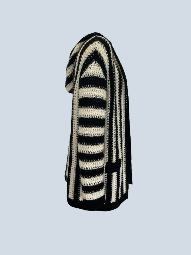 Cardigan con cappuccio in lana, S., foto 2 di 7