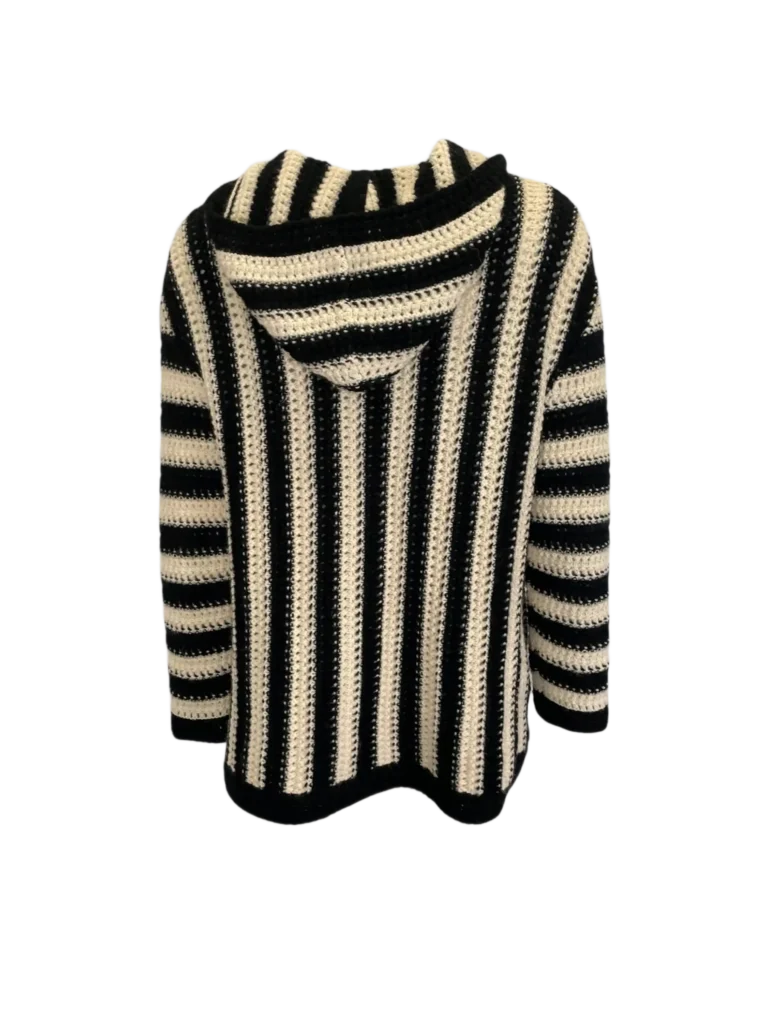 Cardigan con cappuccio in lana., foto 3 di 7