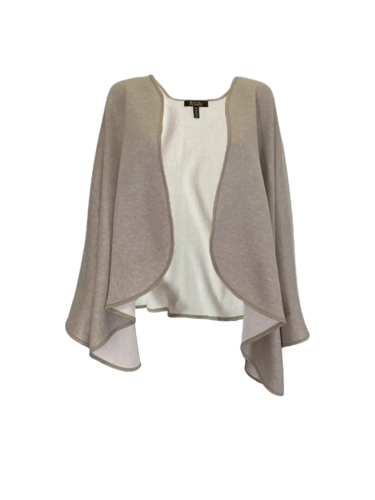 Mantella in baby cachemire e suede, TU.