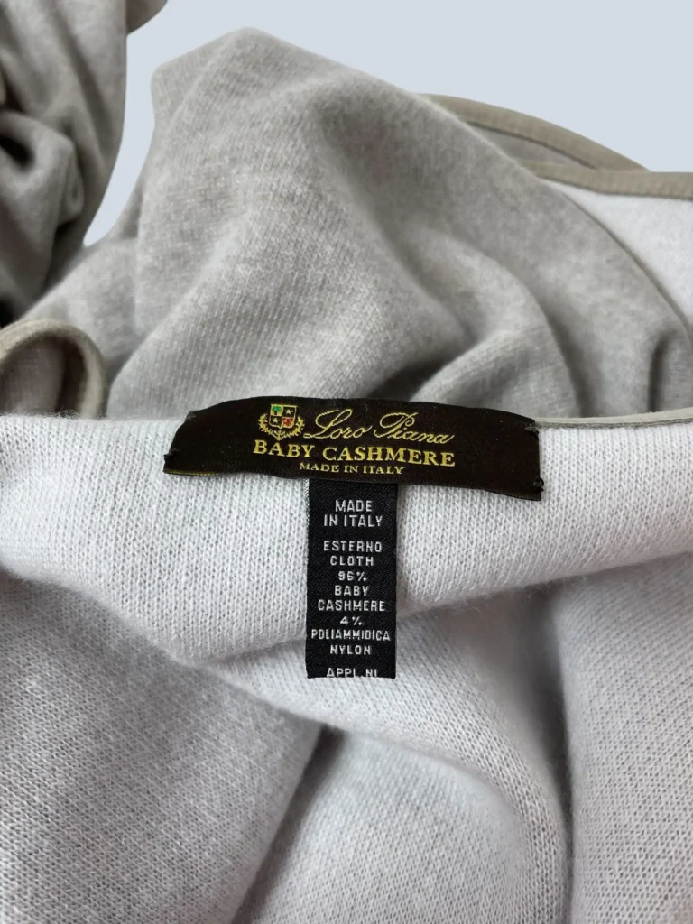 Mantella in baby cachemire e suede, TU., foto 4 di 5