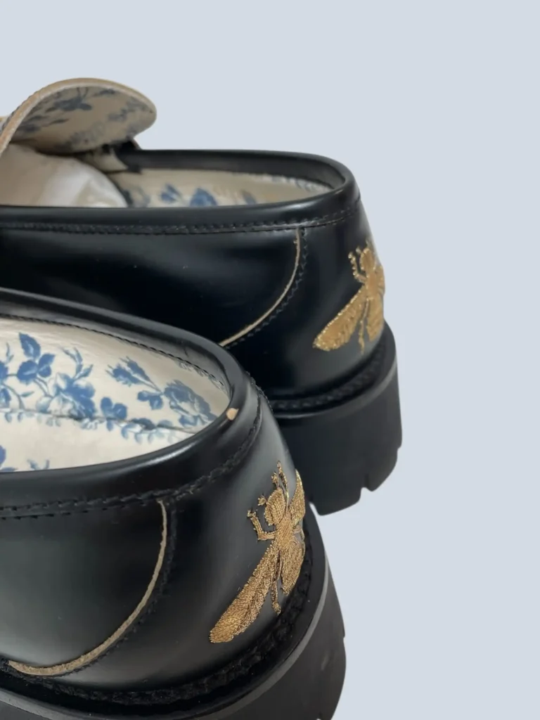 Leather Chunky Horsebit Loafers, 38., photo 8 of 8