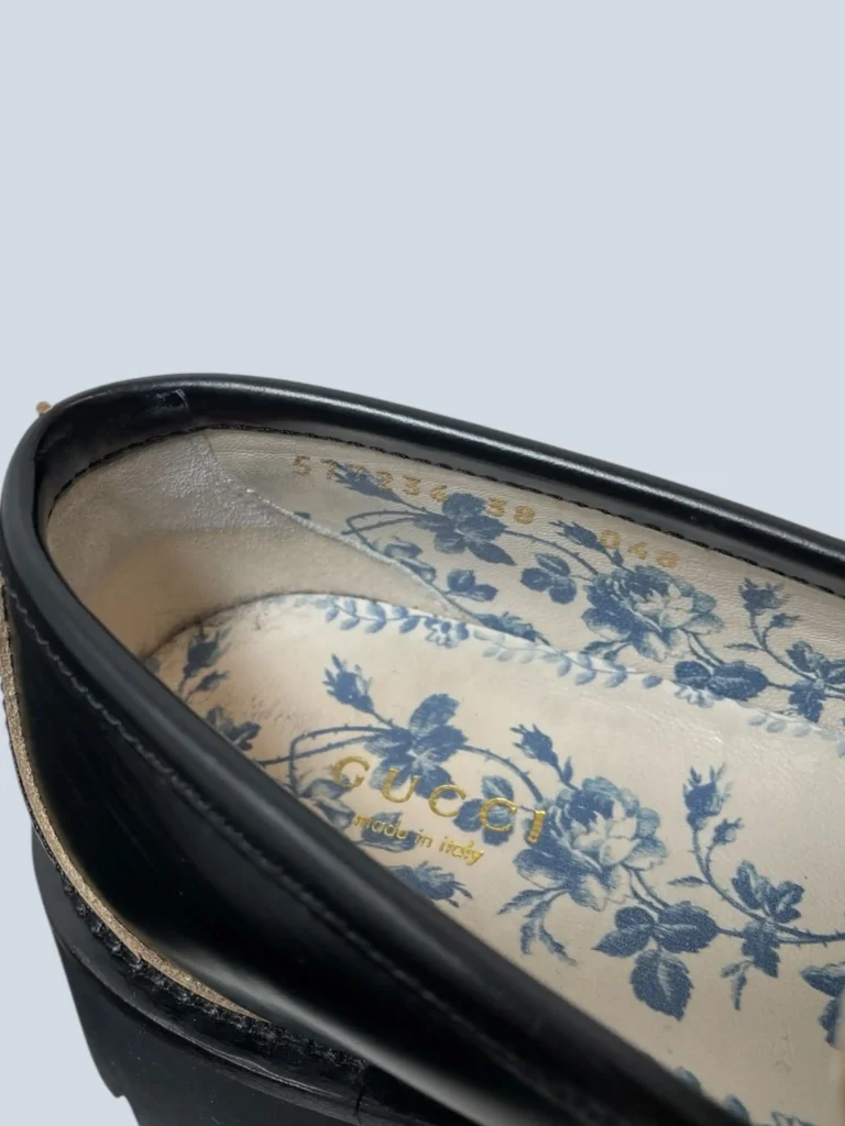Leather Chunky Horsebit Loafers, 38., photo 7 of 8